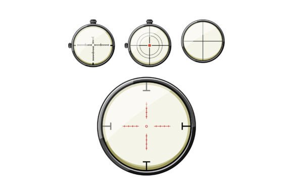 Aiming Reticle Types Illustration for Ta: A Guide to Precision and Strategy