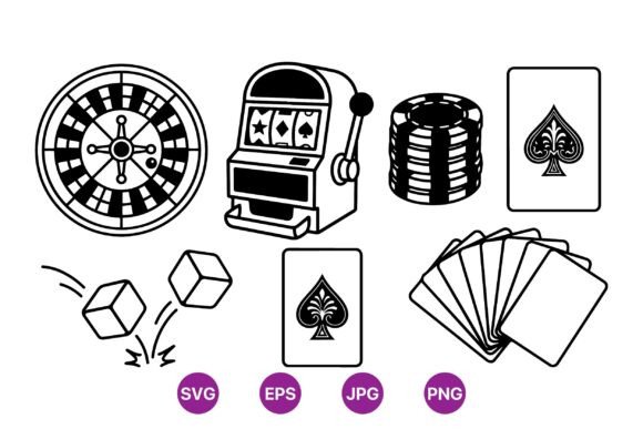 Casino Game Icon Vector Clipart: A Comprehensive Overview