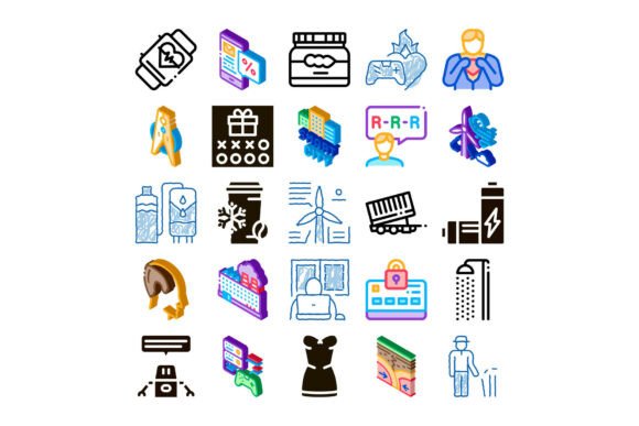 Collection of Modern Life and Daily Acti