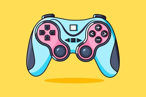 Colorful Game Controller: A Vibrant Design for Gamers