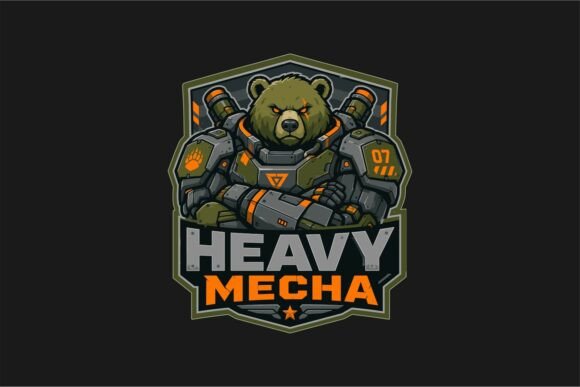 Heavy Bear Vector Illustration