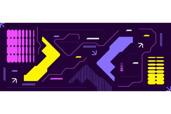 Modern Abstract Futuristic Background for Cutting-Edge Design