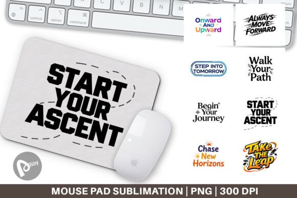 Motivational Graduation Mouse Pad Design: A Creative Boost for Your Workspace