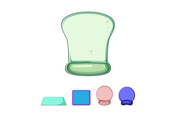 Mouse Pads Set Providing Ergonomic Wrist for Enhanced Comfort and Performance