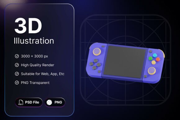 Nintendo Console Icon: A Nostalgic Design for Modern Gaming Projects