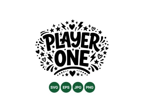Player One Retro Game Quote