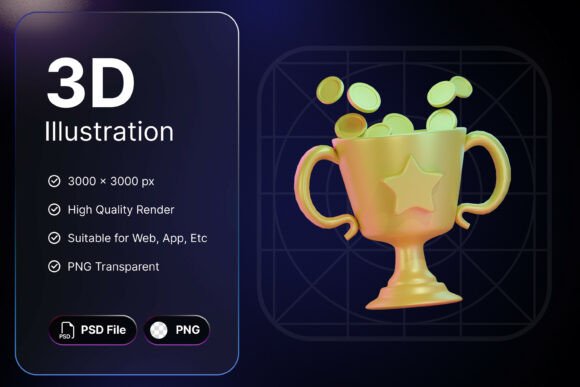 Trophy 3D Icons: A Comprehensive Overview